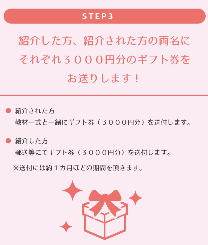 お友達紹介キャンペーンのご利用方法