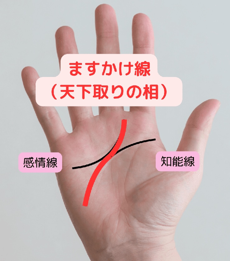 1位 ますかけ線(天下取りの相)